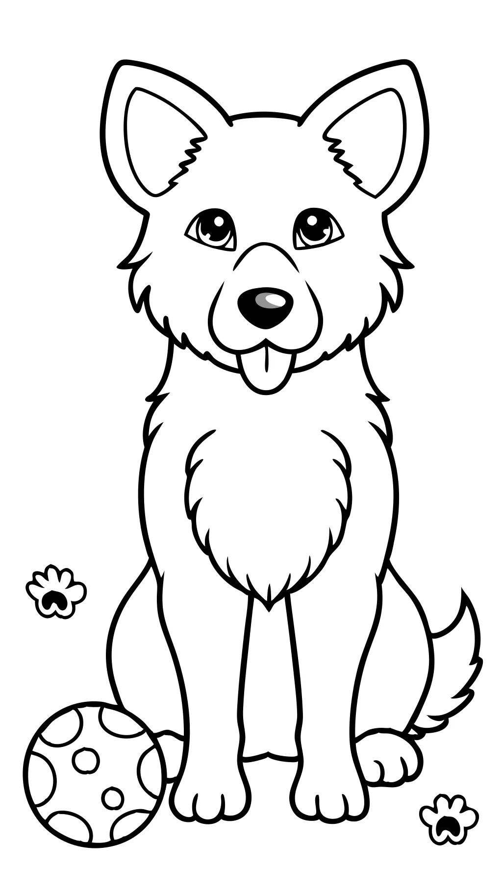 coloriages pour imprimer des chiens